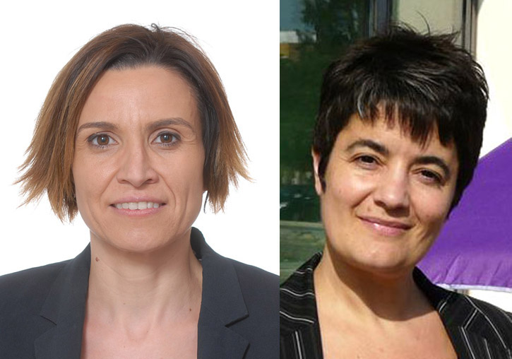 Rosa Roig (esquerra) i Carmen Castro, autores dels tres informes sobre com afrontar la situació provocada per la pandèmia COVID-19 des de l’Economia Feminista.